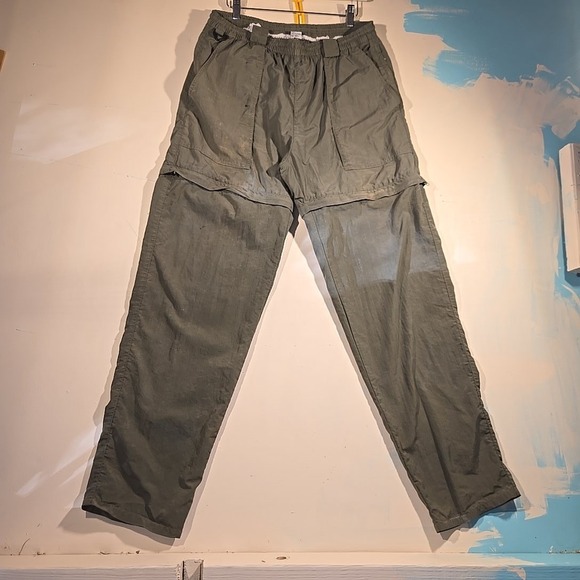 VTG World Wide Sportsman Men M Pants Baggy Zip Convertible Hiking Taiwan 32-42" - Picture 8 of 16